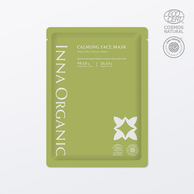 INNA ORGANIC Rose Otto Calming Face Mask 綠茶玫瑰穩膚純露面膜