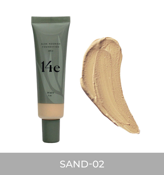 14e Cosmetics Aloe Nourish Foundation SPF23 有機蘆薈滋潤粉底液