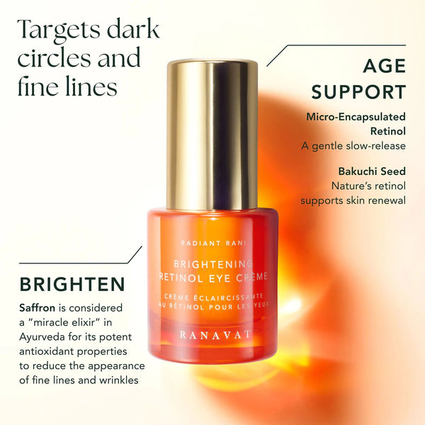 Ranavat Brightening Retinol Eye Creme 藏紅花雙效提亮眼霜