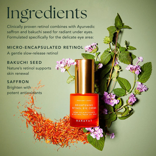 Ranavat Brightening Retinol Eye Creme 藏紅花雙效提亮眼霜