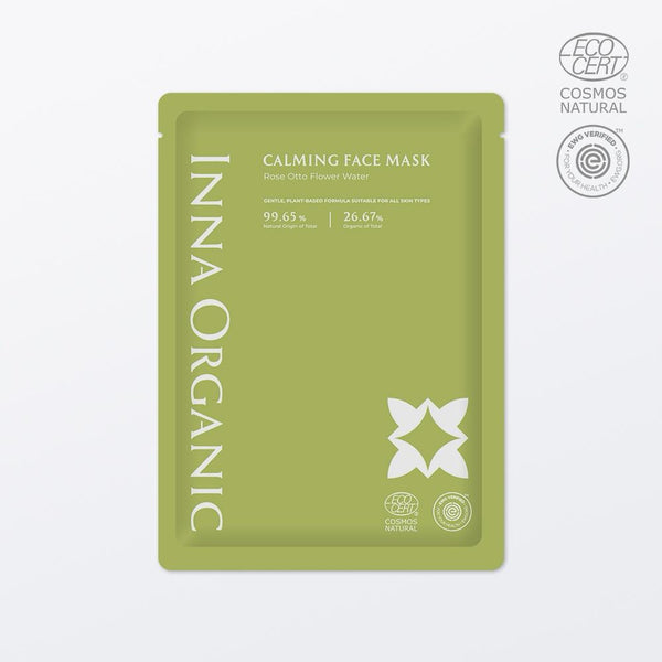 INNA ORGANIC Rose Otto Calming Face Mask 綠茶玫瑰穩膚純露面膜