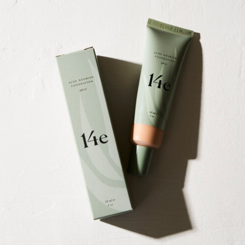 14e Cosmetics Aloe Nourish Foundation SPF23 有機蘆薈滋潤粉底液