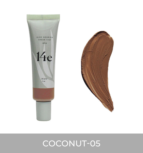 14e Cosmetics Aloe Nourish Sheer Tint SPF10 有機蘆薈滋潤素顏霜