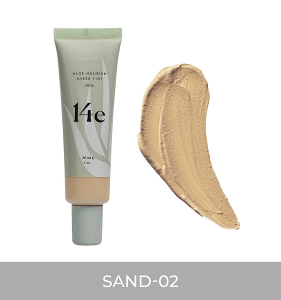 14e Cosmetics Aloe Nourish Sheer Tint SPF10 有機蘆薈滋潤素顏霜