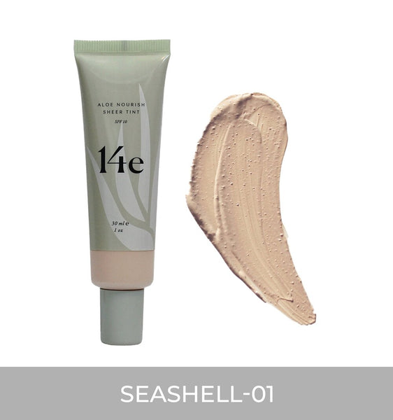 14e Cosmetics Aloe Nourish Sheer Tint SPF10 有機蘆薈滋潤素顏霜